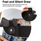 Belly Band Holster for Men Women - Gun Holster for Comfortable Carry Fits Glock, Smith Wesson, Taurus, Ruger, and More-Breathable Neoprene Waistband Holster for Most Pistols and Revolvers