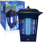 ZAP IT! Electric Bug Zapper Lantern - Indoor and Outdoor Plug-in 360 Degree Mosquito Control, Insect and Fly Killers | UV Light and Electric Shock Mosquito Killer Lamp | Includes Bug Collector
