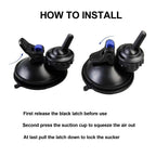 AQUANEAT Aquarium Circulation Pump, Fish Tank Powerhead Pump, Saltwater Wave Maker, Submersible Water Pump, Suction Cup, 2pcs (Small 480 GPH)