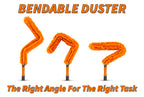 Extend-A-Reach Dusting Kit for Extension Pole or by Hand // Twist on Duster Cleaning Kit includes 3 attachments // Cobweb Brush // Feather Duster and Flexible Ceiling Fan Duster (Pole Sold Separately)