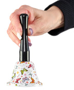 Home-X Butterfly Handheld Call Bell - Dinner Bell for Inside, School, Classroom, Wedding Bells, Service Desk, Bell for Elderly, Seniors, Patients, Adults, Kids, Meditation, Jingle Hand Bell