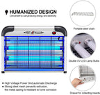 Electric Bug Zapper/Pest Repeller Control-Strongest Indoor 2800 Volt UV Lamp Flying Fly Insect Killer Files Killer Repellent Traps Eliminator Catcher Lure Zap Kills Mosquito