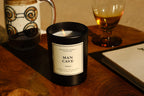 Leoben Company | Masculine Aromas | Small Batch | Soy Wax | 40 Hours | Scented Mens Candles with Natural Essential Oils | Vegan (Man Cave)