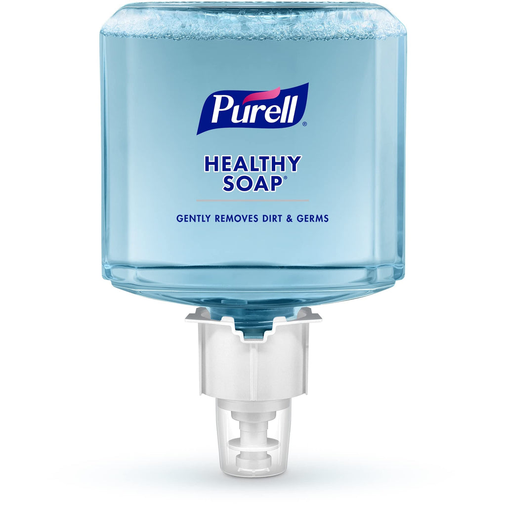 PURELL Brand HEALTHY SOAP Foam, Fresh Scent, 1200 mL Refill for PURELL ES6 Automatic Soap Dispenser (Pack of 2) - 6477-02 - Manufactured by GOJO, Inc.