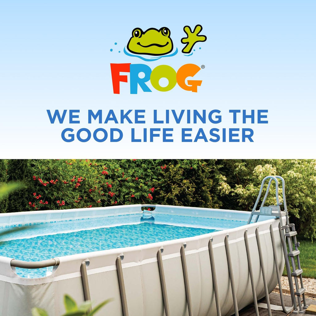 FROG Replacement Chlorine Cartridges for use with Flippin’ FROG Floating Sanitizer System - Prefilled Cartridges Support Easy Pool Maintenance and Cleaner & Clearer Water - 4 Pack