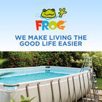 FROG Replacement Chlorine Cartridges for use with Flippin’ FROG Floating Sanitizer System - Prefilled Cartridges Support Easy Pool Maintenance and Cleaner & Clearer Water - 4 Pack
