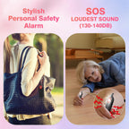 MtMinn Personal Safety Alarm for Women - 2 Pack 130dB Self Defense Keychains Siren Whistle, Replaceable Battery with LED Strobe Light - Emergency Security Safe Protection Devices for Kids Elderly