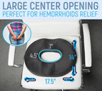 Donut Pillow for Tailbone Pain, Lifting Chair Cushion, Hemorrhoids Pressure, Foam Seat Cushion for Tailbone Pain Relief Cushion, Sitting Doughnut Cushion Postpartum Pregnancy, Ring Butt Pillow