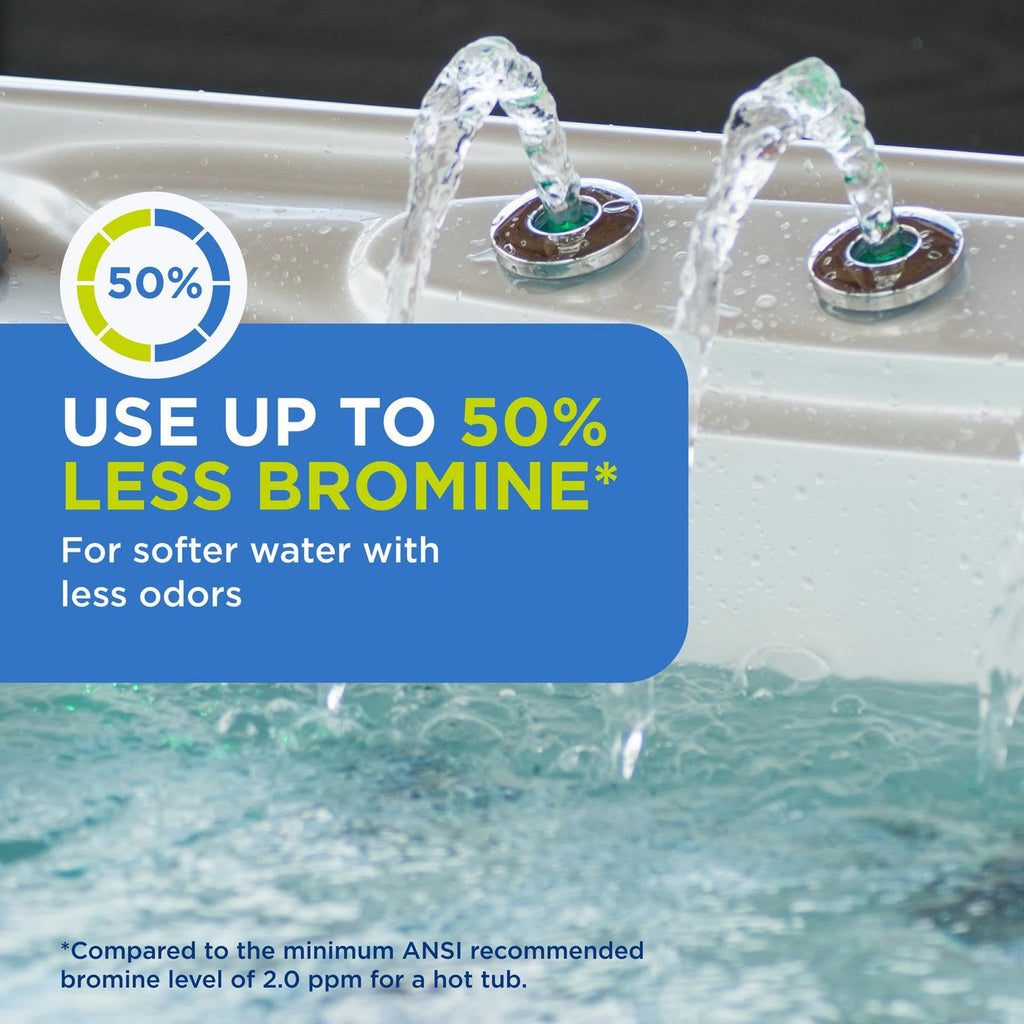 FROG Serene Replacement Bromine Cartridges for use with Hot Tub FROG Serene Floating Sanitizing System - Prefilled for Quick & Easy Hot Tub Maintenance - 6 Pack