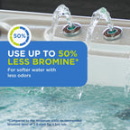 FROG Serene Replacement Bromine Cartridges for use with Hot Tub FROG Serene Floating Sanitizing System - Prefilled for Quick & Easy Hot Tub Maintenance - 6 Pack
