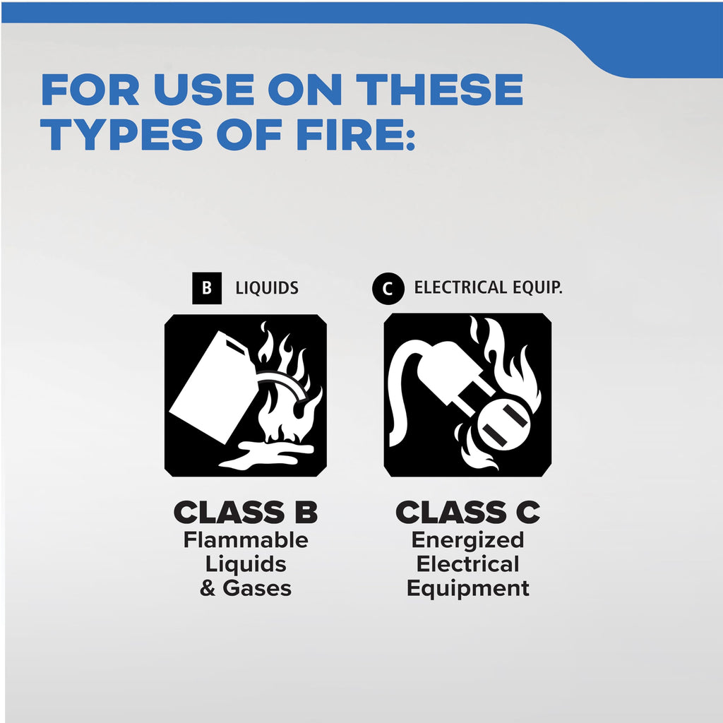 Kidde Mariner 5 Marine Fire Extinguisher for Boats, 5-B:C, 3.2 Lbs., Coast Guard Approved, Strap Bracket (Included), White