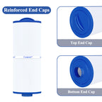 Cryspool® 05039 Filter Compatible with Marquis 35, Marquis Spa 20042, 20092, 370-0240, PPM35SC-F2M, 5CH-352, FC-0196, 35 Sq. Ft Spa Filter Cartridge, 2 Pack