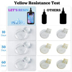 LET'S RESIN UV Resin, Upgraded 500g Crystal Clear UV Resin Hard, Low Odor Ultraviolet Epoxy Resin, UV Light Cure Solar Sunlight Activated Glue for Jewelry, Craft Decoration