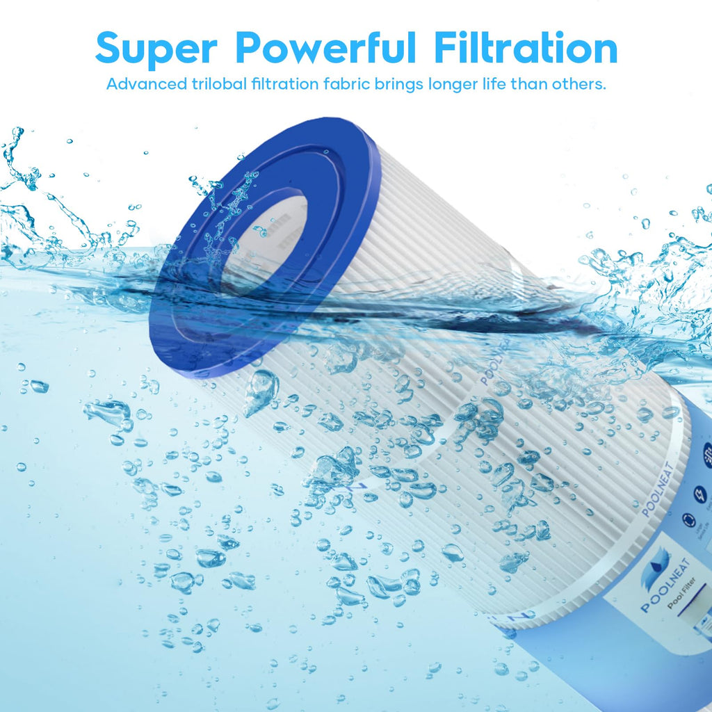 PA106-PAK4 Pool Filter Replacement for Hayward C4030,C4020,C4025,Unicel C-7488,PA106,FC-1226,CX880XRE,C4020,Ultral-A1,FC-6430,106Sq. ft,4Packs