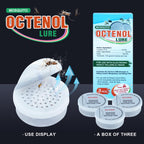 Hodiax Octenol Pest Lures 90 Days Supply 2023 Upgraded, 3PCs Biting Insect Attractant Refill Cartridge for Fly Traps, Bug Zappers, Mosquito Attractants, Universal Fit (3PCS in 1 Pack)