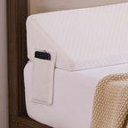 Homemate Full Size（54"x10"x6"） Bed Wedge Pillow Stopper - Bed Gap Filler(0-8") - Headboard Pillow - Triangle Bloster Pillow Wedge