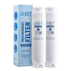 Mist Ultra Clarity Water Filter Replacement for Bosch, Refrigerator Water Filter compatible with 644845, 9000077104, 9000194412, Haier 0060820860, 0060218744, Miele KWF1000, Bosch Water Filter(2 pack)