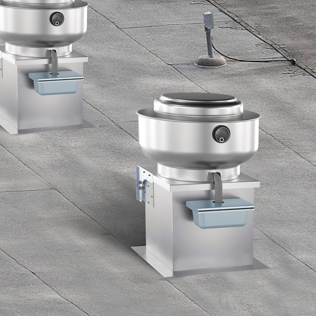 Grease Box for Restaurant Canopy Hood Exhaust Fan| Stainless Steel Hood Accessories for Restaurants | 3.74” Deep Drip Pan