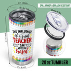 TEEZWONDER Teachers Day Gifts For Her, Him, Appreciation, Thank You Gifts From Students, Teacher Graduation Gifts, Christmas, Valentines Day, Birthday Gifts For Teacher, 20oz Stainless Steel Tumbler