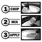 Pool Patch White Plaster Repair Kit 1.5 lb - Easy to Mix and Fast to Use Formula - Perfect for Patch Work - Waterproof, Quick-Drying, Extra Strong Bond - (coverage: approx. 3/4 sq. ft.)