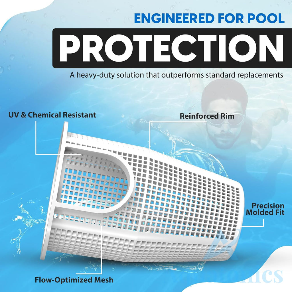 Replacement 070387 Pump Basket for Whisperflo - Intelliflo Pool Pumps - Heavy-Duty Strainer Basket Compatible with 070387Z, B-199, 91110040, 310-3210 - Pool Filter Basket with 1-Year Warranty