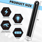 Kittmip Bug Zapper Replacement Bulbs, 40w Black Light Bulb Compatible with Black Flag Bug Zapper Model BZ-40DX, BZ-40MAX, and BZ-40BLK (2)
