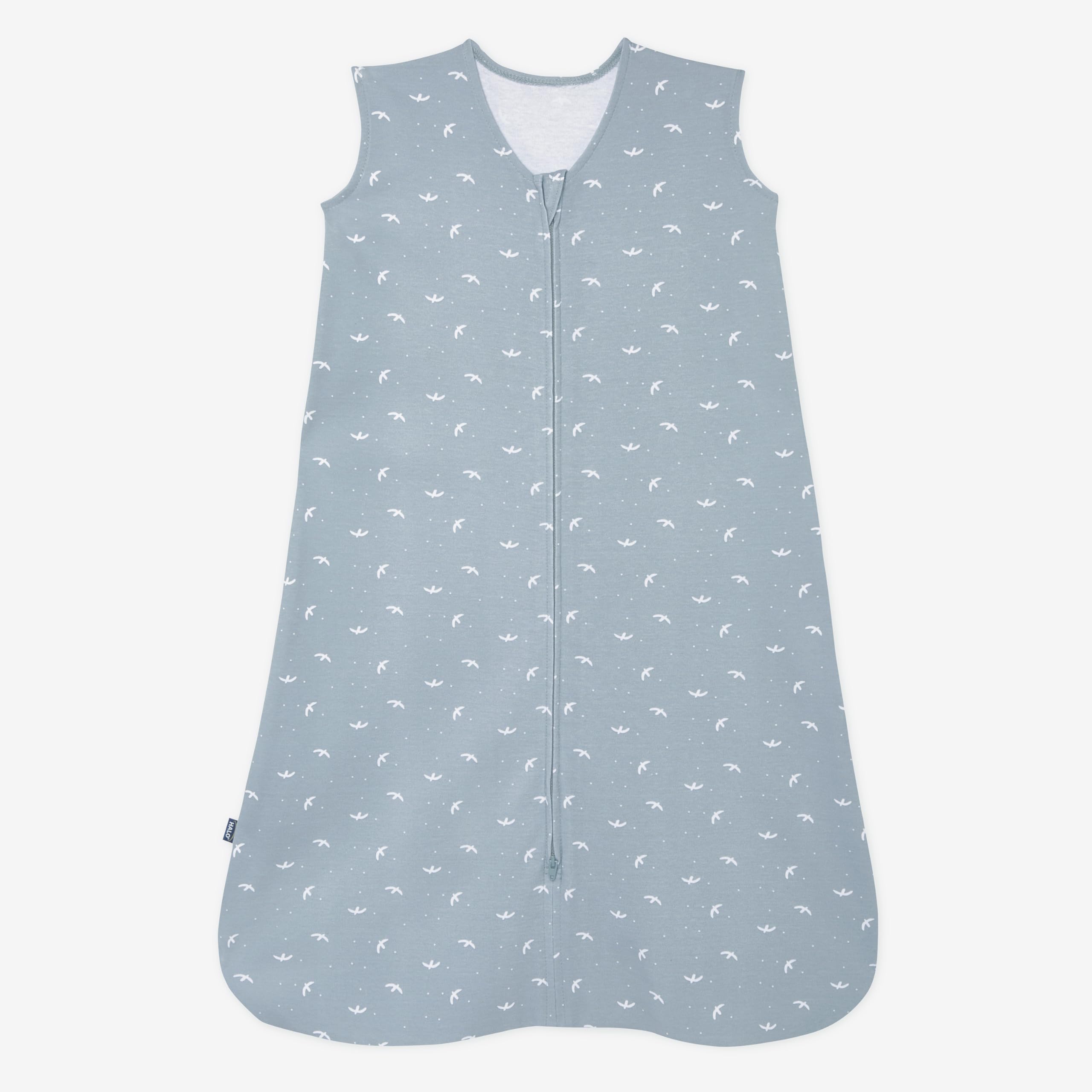 HALO SleepSack, 100% Cotton Wearable Blanket, Swaddle Transition Sleeping Bag, TOG 0.5, Birds, Small, 0-6 Months