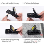 LINKPAL Mouse Traps Rat Mice Killer Snap Trap Power Rodent Heavy Duty Pest Trap (6 Pack)