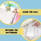 SnugStop The Original Bed Wedge | Gap Filler Between Your Headboard Mattress | Triangle Pillow Wedge | Bed Filler Wedge | Gap Headboard Filler | Gap Bed Stoppers | Don't Lose Your Pillow(Queen)