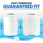 Replacement R38013A and R38013B Admiral Skimmer Basket and Weir Compatible with Pentair Floating Weir, Aladdin B-37, 850001-S-10 | Heavy Duty Plastic Skimmer Basket Fits for Clean Swimming Pool Water