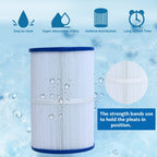 Ketofa 𝗨𝗽𝗴𝗿𝗮𝗱𝗲 PDM30 Spa Filter, 𝗣𝗗𝗠𝟯𝟬 Replacement Cartridge Oval Filter Compatible with Pleatco PDM30 Dream Maker Filbur FC9940 Hot Tubs Other 461269, 30 sq.ft - 2 Packs