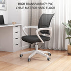 SHAREWIN Office Chair Mat for Hard Floors - 47''×47'',Heavy Duty Clear Wood/Tile Floor Protector PVC Transparent