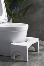 Vansand Toilet Foot Stool,Folding Toilet Stool,Squatting Toilet Potty Stool,Toilet Auxiliary Step,7.5Inch Height White