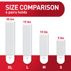 Command 15 lb & 10 lb Large and Medium 28 Pairs Picture Hanging Strips (56 Strips), Damage-Free Hangers for Picture Frames, No Tools Required, Great for Home Room Wall Decor, White Adhesive