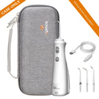 Aproca Grey Hard Travel Storage Case, compatible with Waterpik WF-02 Cordless Water Flosser and Accessories