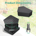 Anblak 2 Pack Rat Station Box with Keys, Rodent Station Keeps Rats Away, Keeps Children and Pets Safe, Key Unlocking, Reusable & Long-Lasting, Indoor & Outdoor