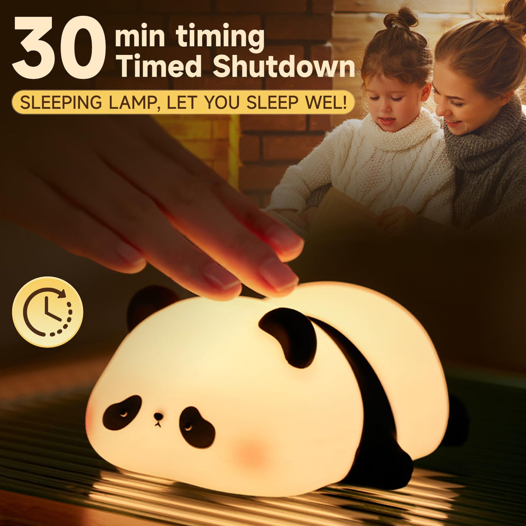 Cute Duck Lamp,Fun Lying Flat Duck/Chicken/Pig/Rabbit/Panda Night Light,LED Squishy Animal Novelty Lamp,Toddler Baby Night Light Christmas gifts for Kids,Nursery Touch Kawaii Lamp Room/House Décor