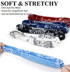 Huachi Bandana Headbands for Women Boho Elastic Hair Bands for Women's Hair Twist Turban Head Wraps Fashion Hair Accessories