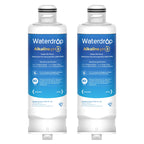 Waterdrop 𝐀𝐥𝐤𝐚𝐥𝐢𝐧𝐞 DA97-17376B Water Filter, 𝐄𝐧𝐡𝐚𝐧𝐜𝐞𝐬 𝐩𝐇, Replacement for Samsung® HAF-QIN/EXP, DA97-08006C, RF28R7201SR, RF28R7351SG, 2 Filters