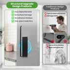 Paper Towel Holder, Magnetic Paper Towel Holder for Fridge, Toilet Paper Roll Holder Magnet Towel Rack Wall Mount Fridge Organizer for Paper Towels Rolls Bathroom Pantry RV Kitchen Storage