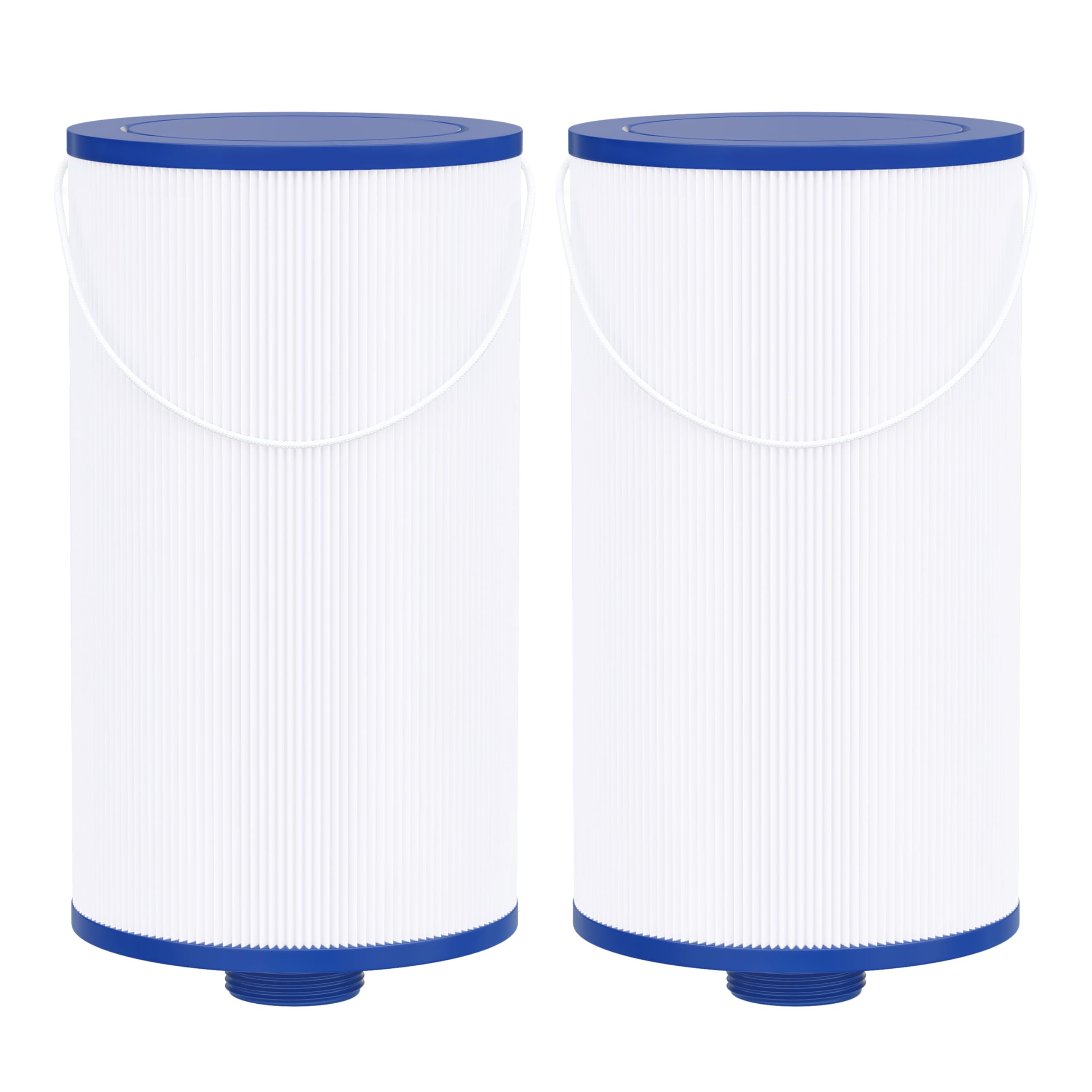 Wowreed Spa Filter Compatible with FC-2402, 303279, Free Flow, AquaTerra, Fantasy Hot Tub Filter, 1 1/2" Finer Thread, 2 Pack