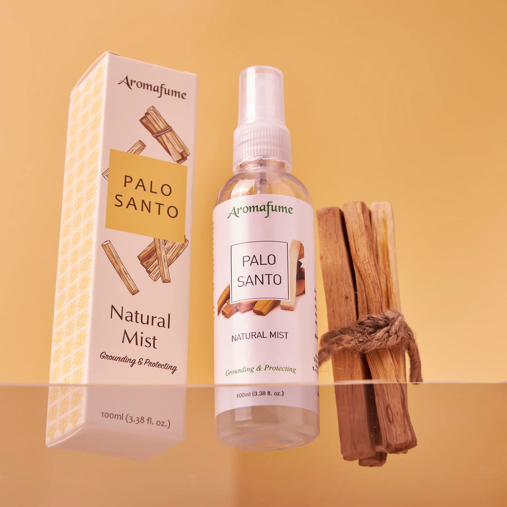 Aromafume Palo Santo Smudge Spray for Protection & Energy Clearing (3.3 Ounce) - Clean, Smoke-free, Non Toxic alternative to Incense & Smudges