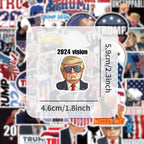 50pcs Trump Stickers 2024 Trump Decals for Laptop, Water Bottle, Bumper, Helmet, Phone