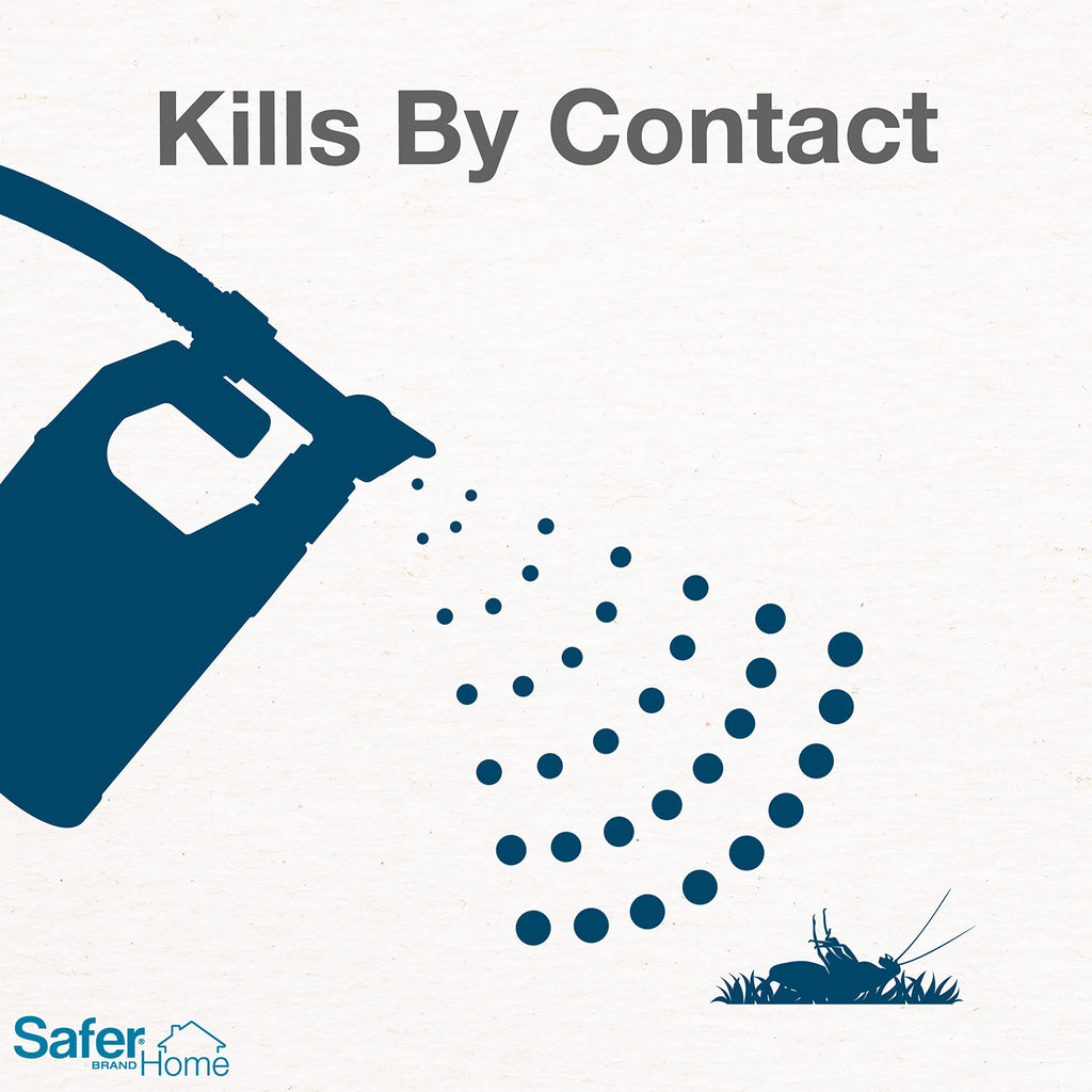 Safer Home SH620 Outdoor Mosquito, Tick, Flea & Ant Multi-Insect Killer Hose-End Spray – Made with Natural Oils – 32 oz
