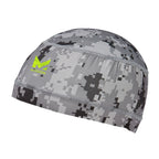 MISSION Cooling Helmet Liner- Cools Instantly When Wet, UPF 50, Wear Under Helmets, Hardhats & More- Digital Camo Gray
