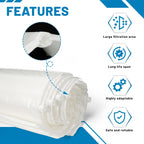 Aumzong Swimming DE Pool Filter Grids Compatible with Hayward Pro-Grid DE4820,Micro Clear DE4800 and DE480S,for Penair FNS Plus Grid Set 48 Sq.Ft. (24 inch Height)
