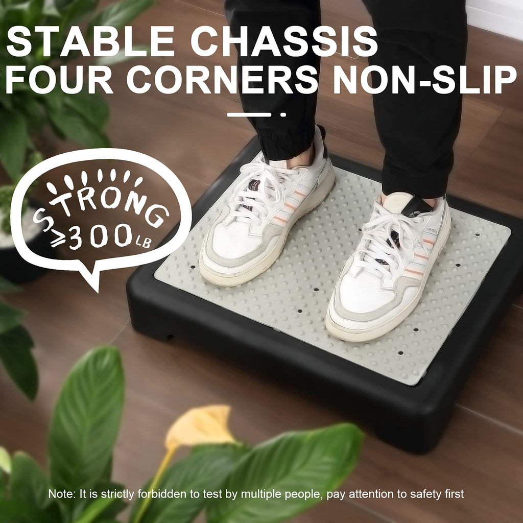 Outdoor Step 3-1/2 Inch, Indoor Step Stool for Bed, Portable Car Step Stool, Antislip Half Step Platform for Elderly, Mobility Step for SUV Stairs, Shower – Up to 500 lbs
