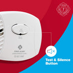 FIRST ALERT Plug-In Carbon Monoxide Detector with Battery Backup, (Pack of 3), CO605