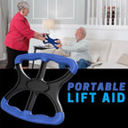 kdlgjdv Great Lift Aid, Lift Aids to Help Seniors Stand Up, Lift Anyone from Seated to Standing with Ease, Portable Lift Assists Standing Aid-Handicap Bar, Portable Lift Aid for Seniors (Blue*1)