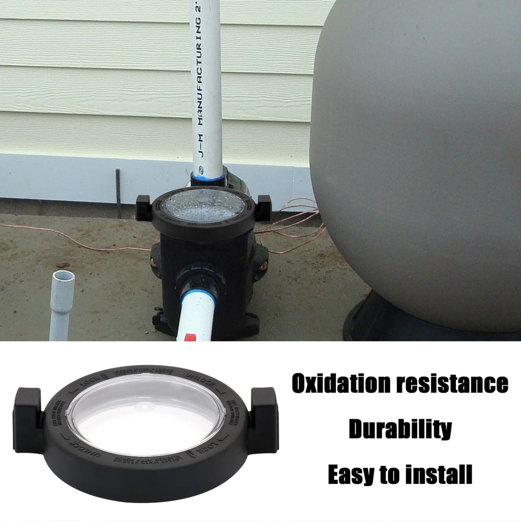 R0445800 Lid with Locking Ring, Pool Pump Lid for Zodiac Jandy Stealth, WaterFall series pump also compatible with Zodiac Jandy ePump variable speed pump and Spa Pumps-model JEP, SHPF, SHPM, SWF